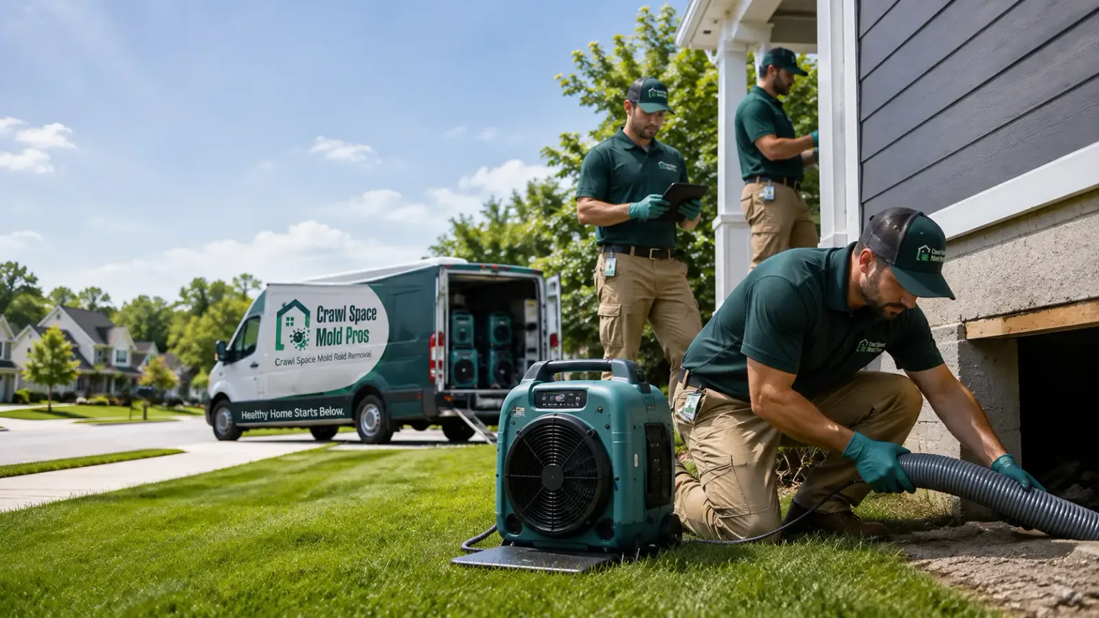 Crawl Space Mold Removal in Macedonia, IL